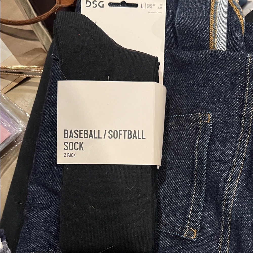 DSG Black Sports Socks 2 Pack